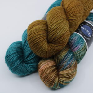 Base Lancelot DK. 100% BFL (Bluefaced Leicester). - Couleur Multicolore