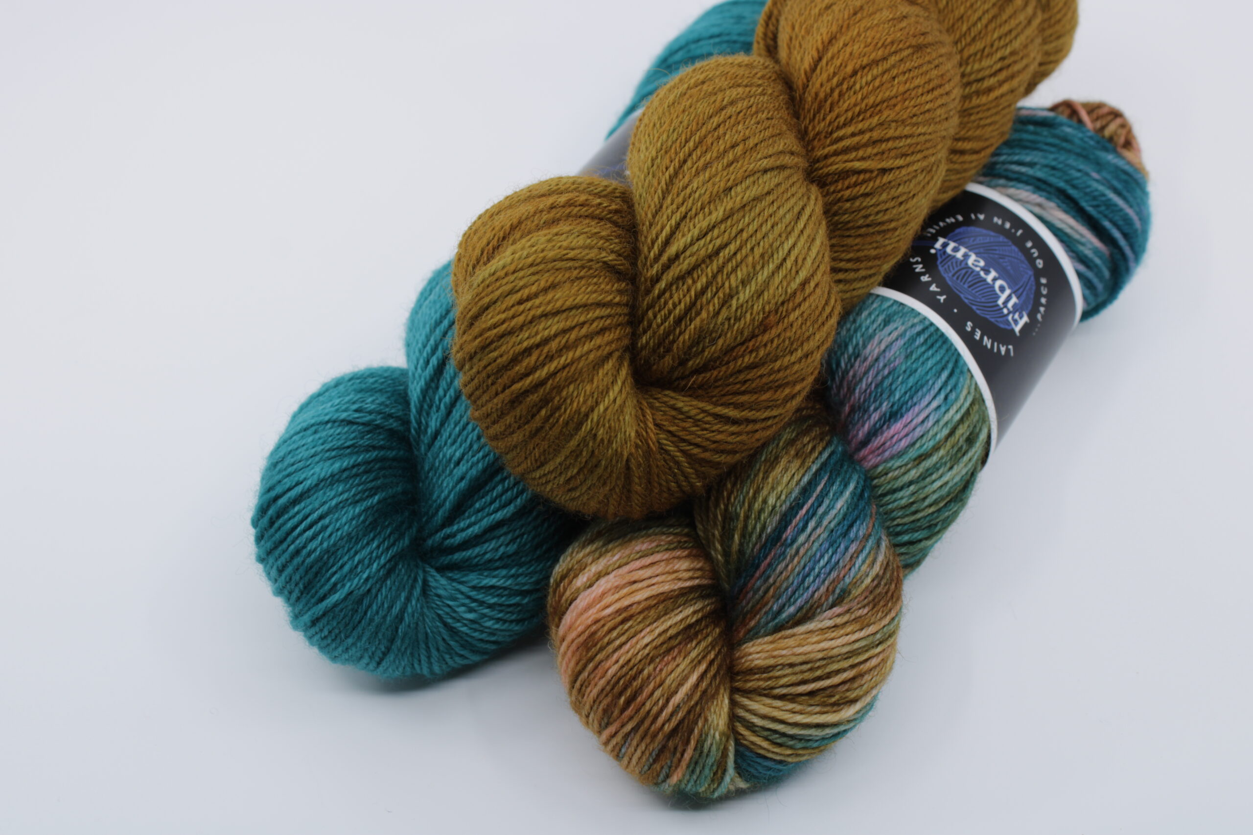 Base Lancelot DK. 100% BFL (Bluefaced Leicester). - Couleur Multicolore