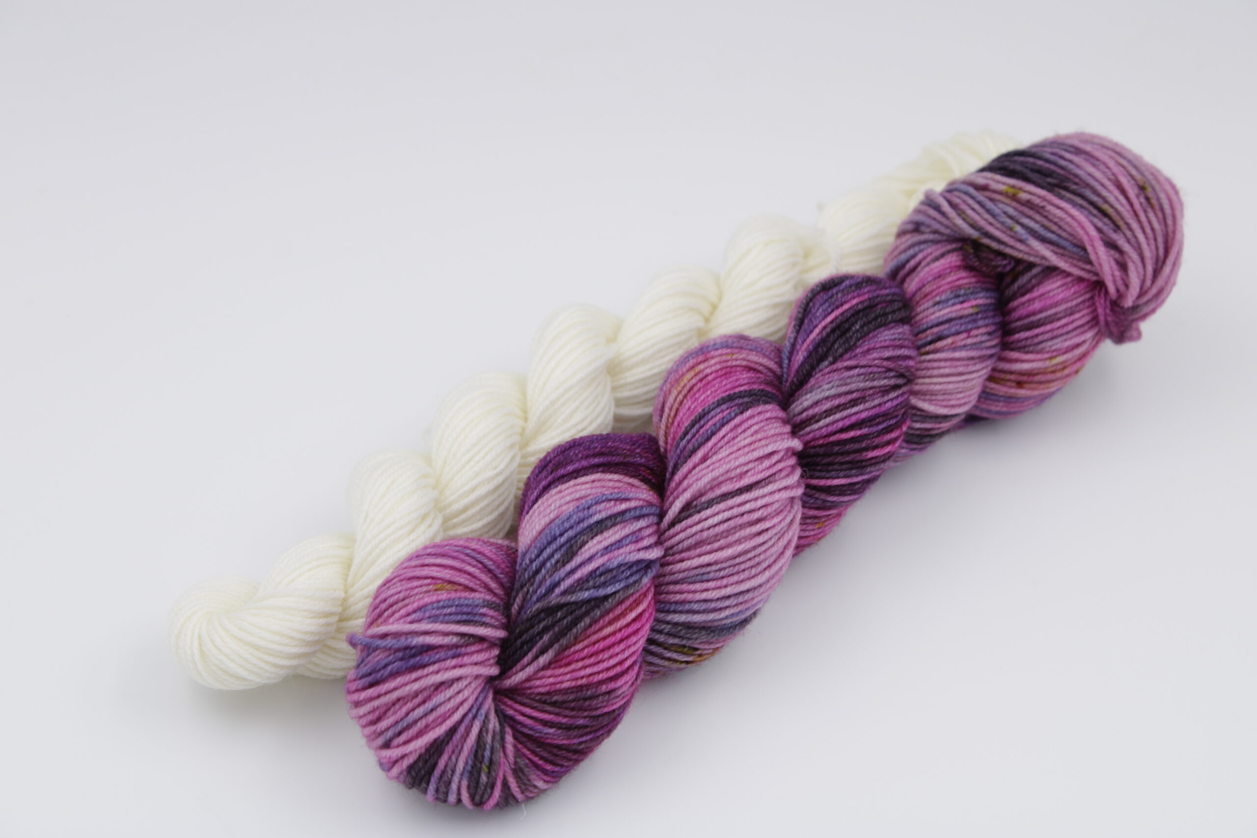 Kit prêt à tricoter de bas de laine coloris: Novembre