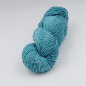Merlin, Laine mérinos et nylon. couleur vert- bleu coloris :Lagune