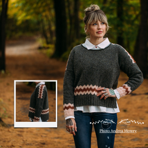 Kit de tricot - Zig par Andrea Mowry