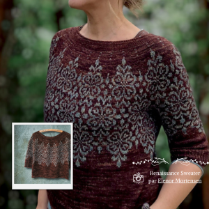 Kit de tricot - Renaissance Sweater par Elenor Mortensen
