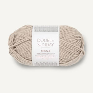 Double Sunday de Sandness Garn. 100% mérinos. Coloris;3821.