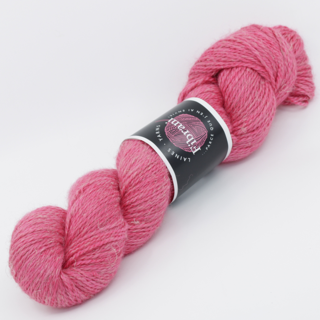 Laine Fibrani -Base Aliso DK,50% Bébé alpaga et 25% soie, et 25% .couleur: Gris. coloris: Lou.